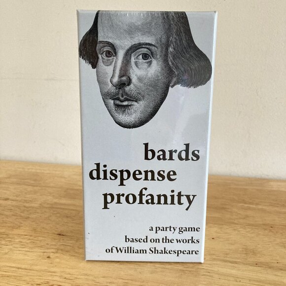 Bards Dispense Profanity NEW SEALED Party Game Based on William Shakespeare - Picture 1 of 6